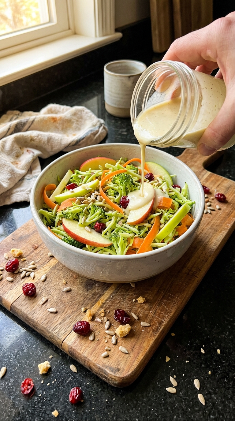 Broccoli and Apple Slaw Delight