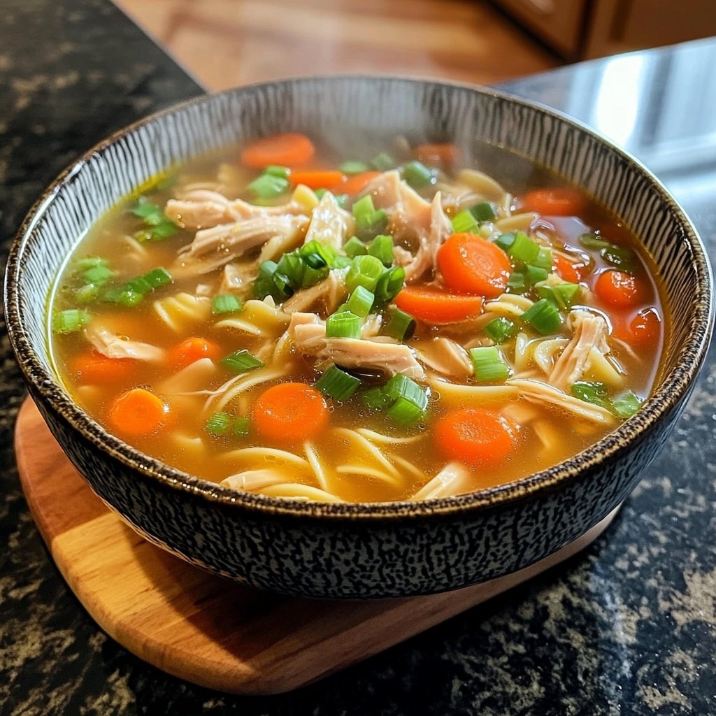 Ginger Chicken Noodle Soup