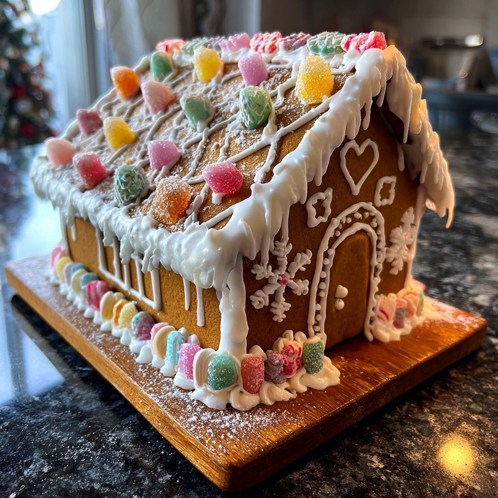 Gingerbread House with Royal Icing