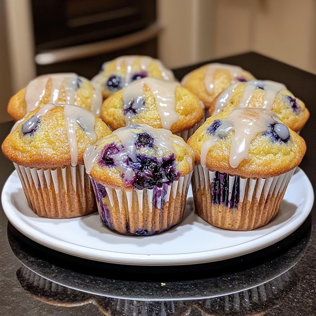 Meyer Lemon Blueberry Muffins