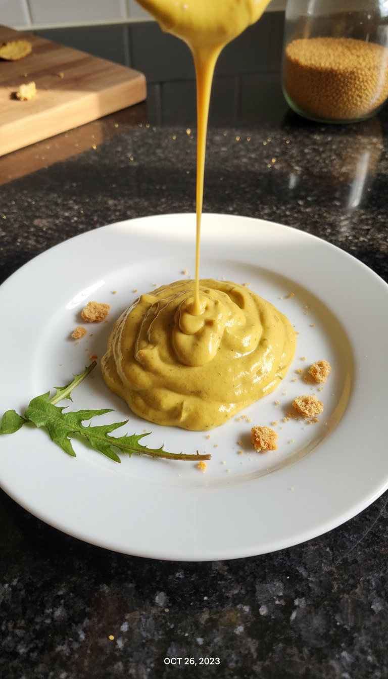 Bold Dandelion Mustard Sauce