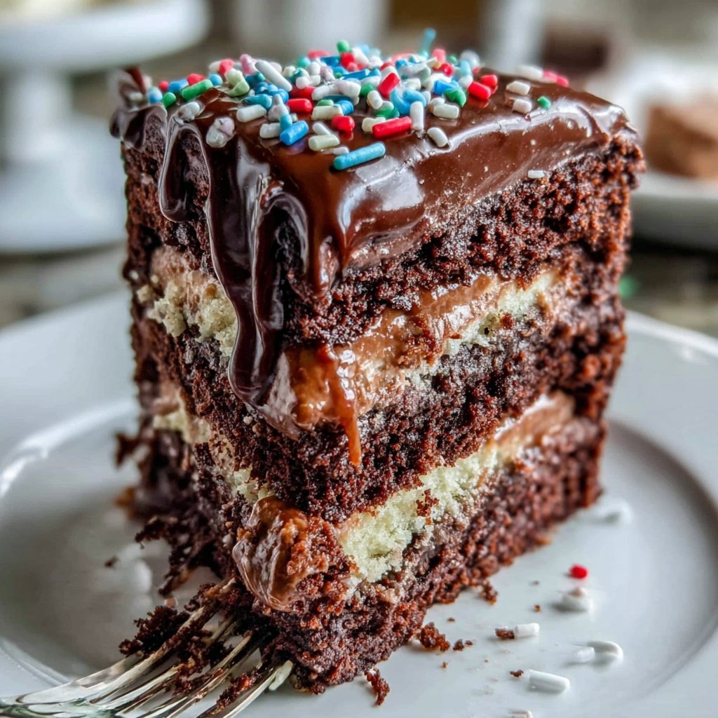 Graduation Celebration Fudge Cake