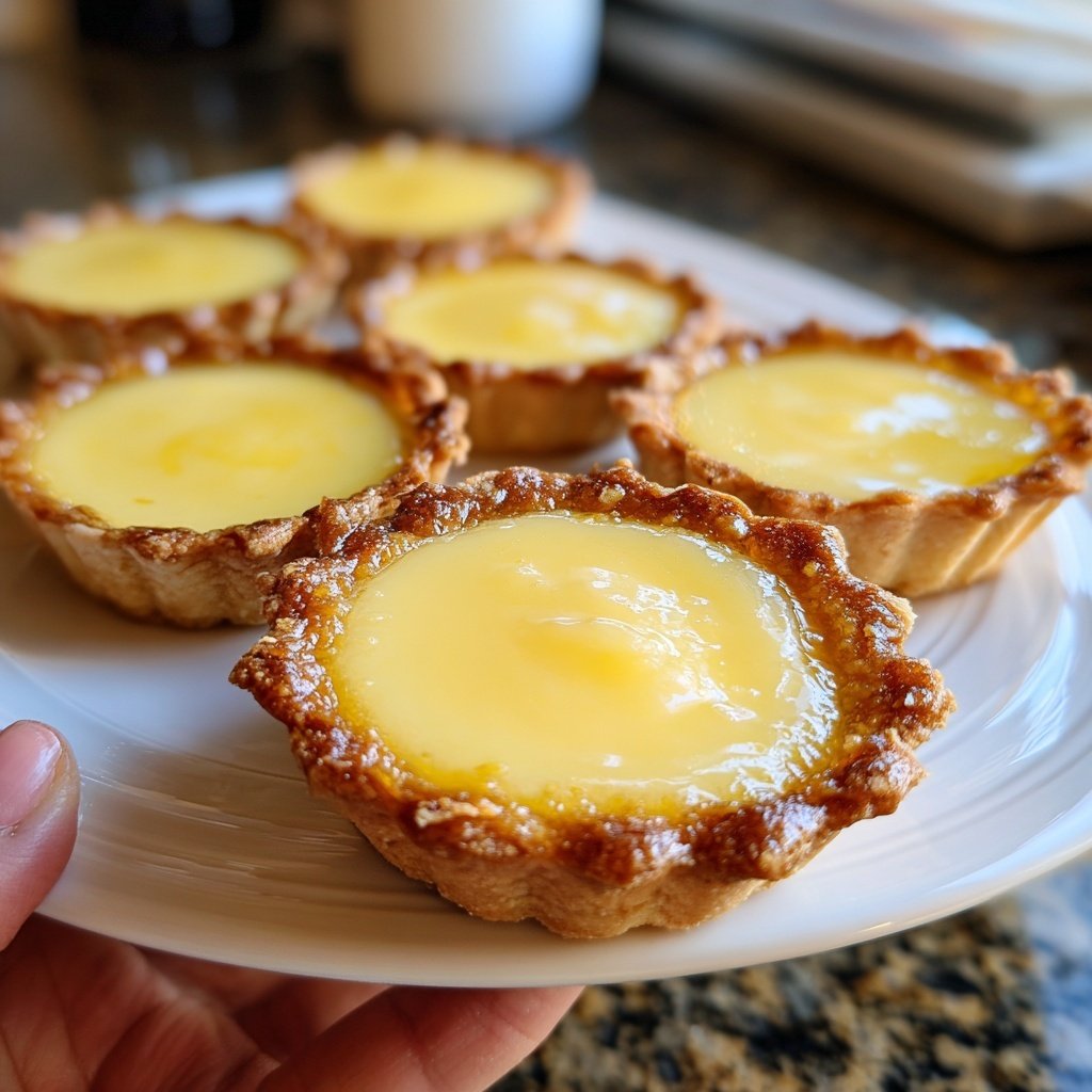 Meyer Lemon Curd Tartlets