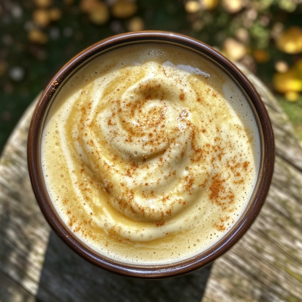 Creamy Eggnog Latte