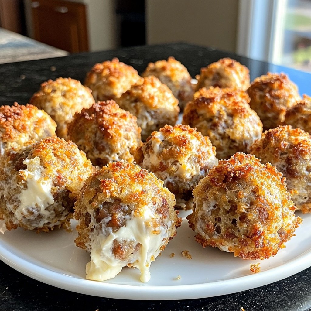 Cream Cheese Sausage Balls