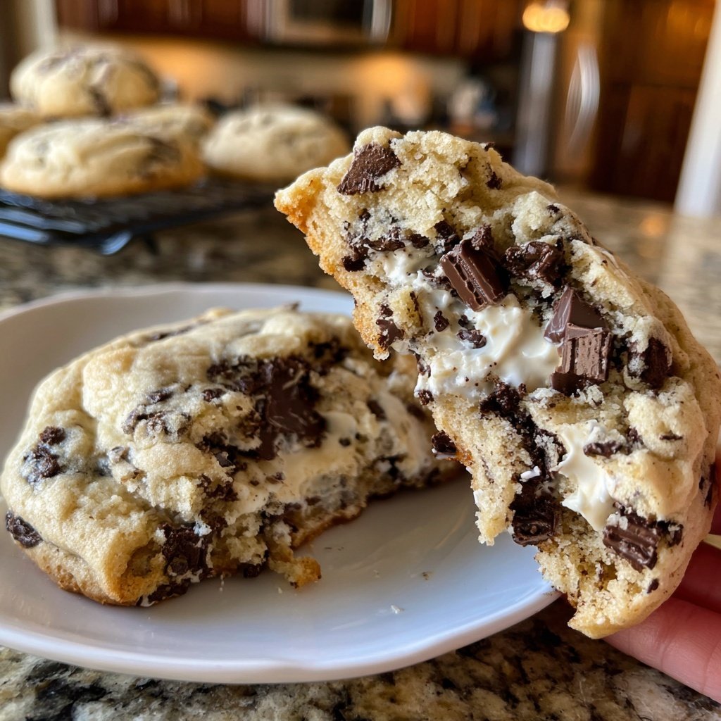Crumbl Cookies and Cream Milkshake Cookies
