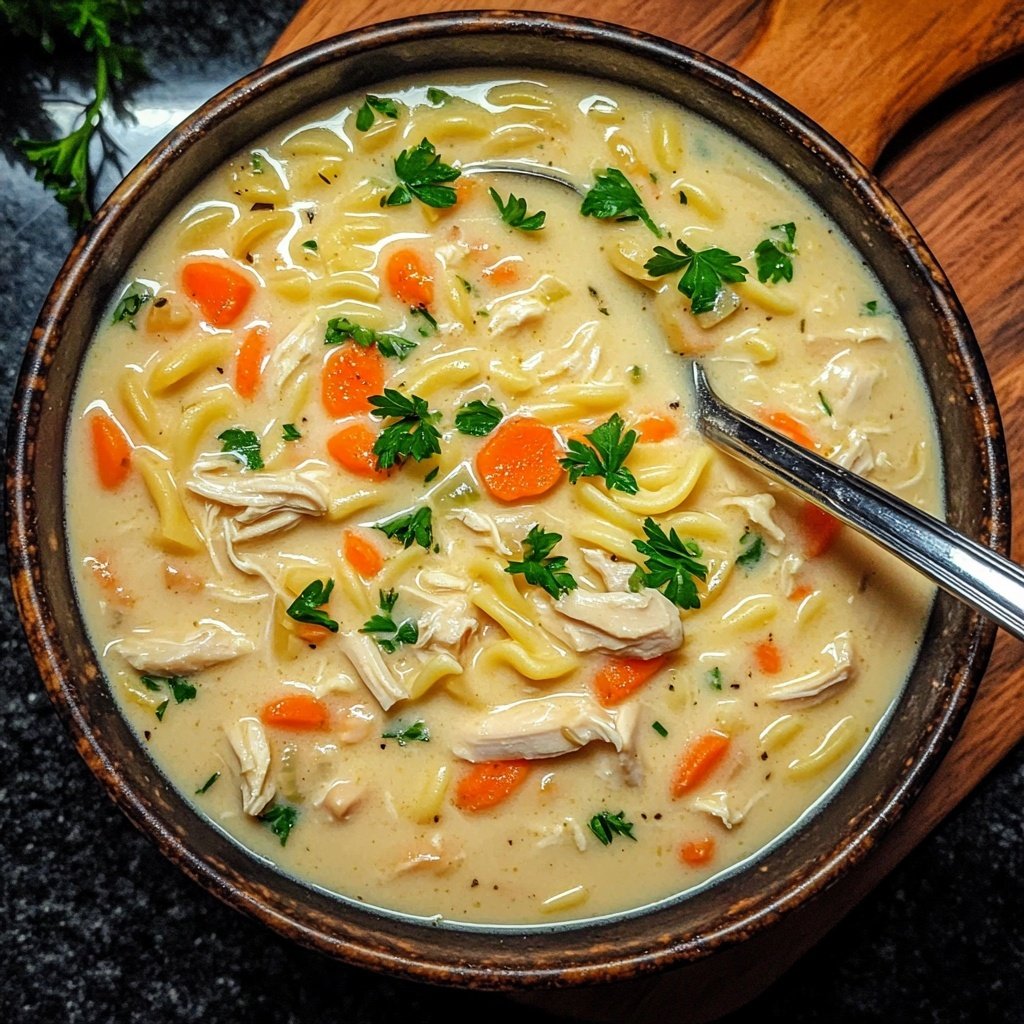 Creamy Chicken Noodle Soup