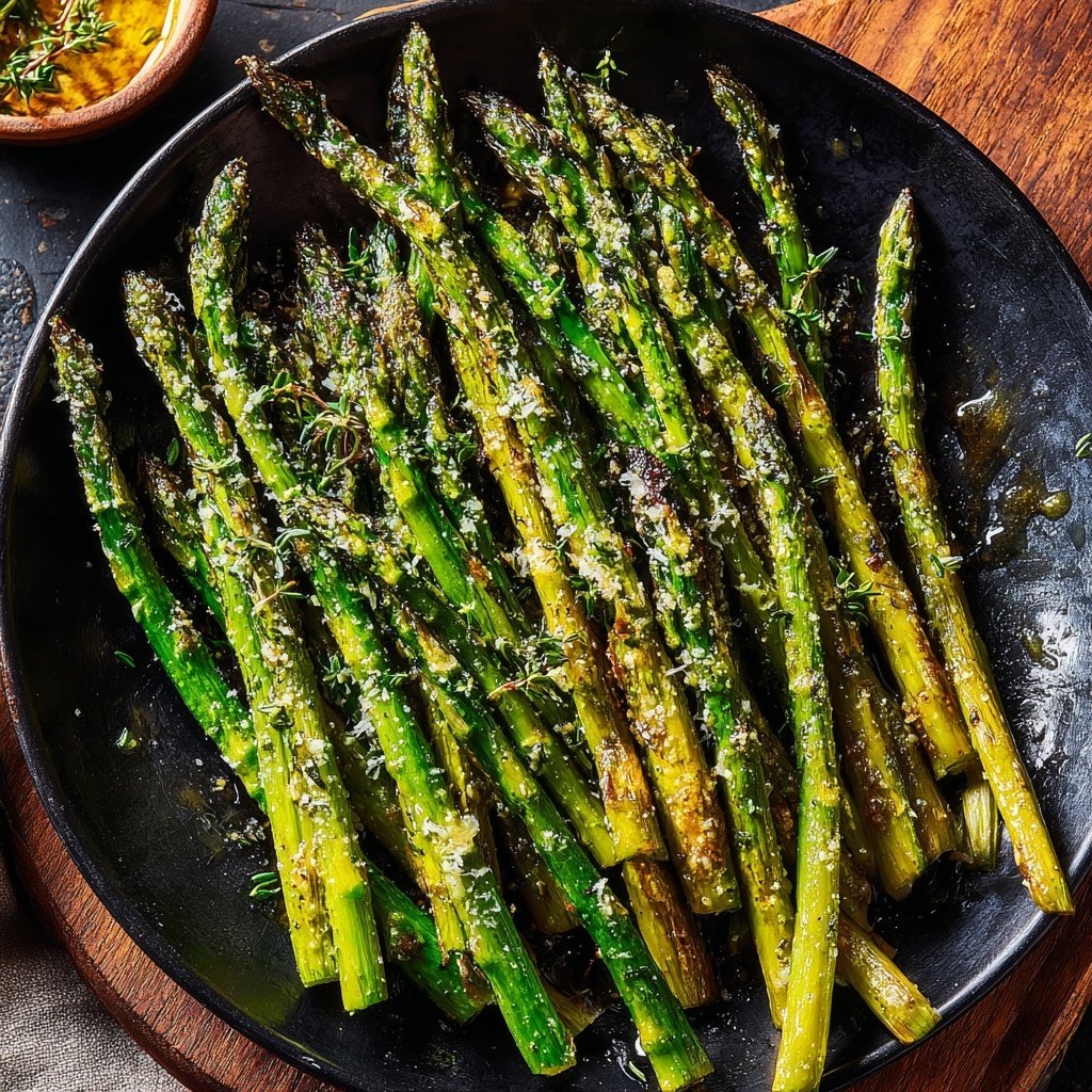 Roasted Parmesan Asparagus Sticks