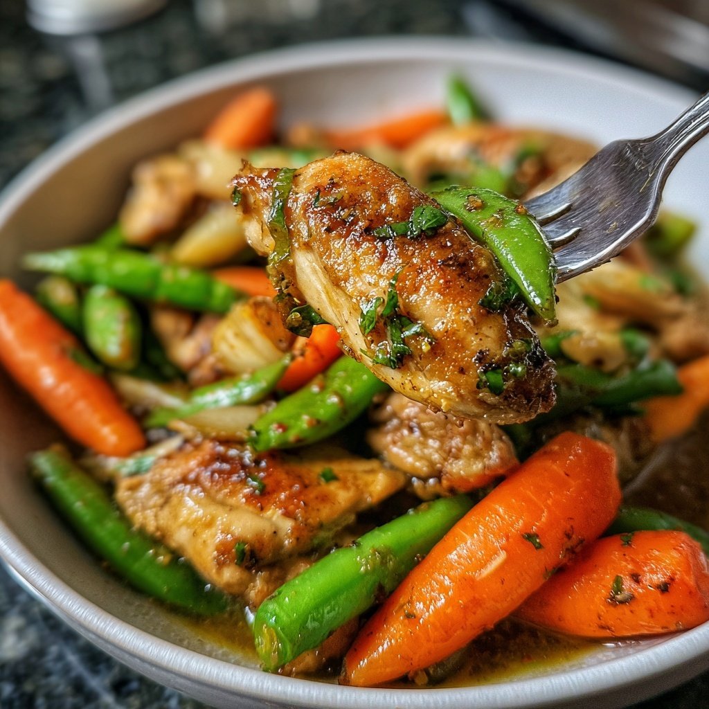 One-Pot Ginger Chicken with Vegetables