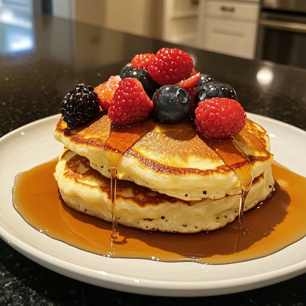 Fluffy Ricotta Pancakes