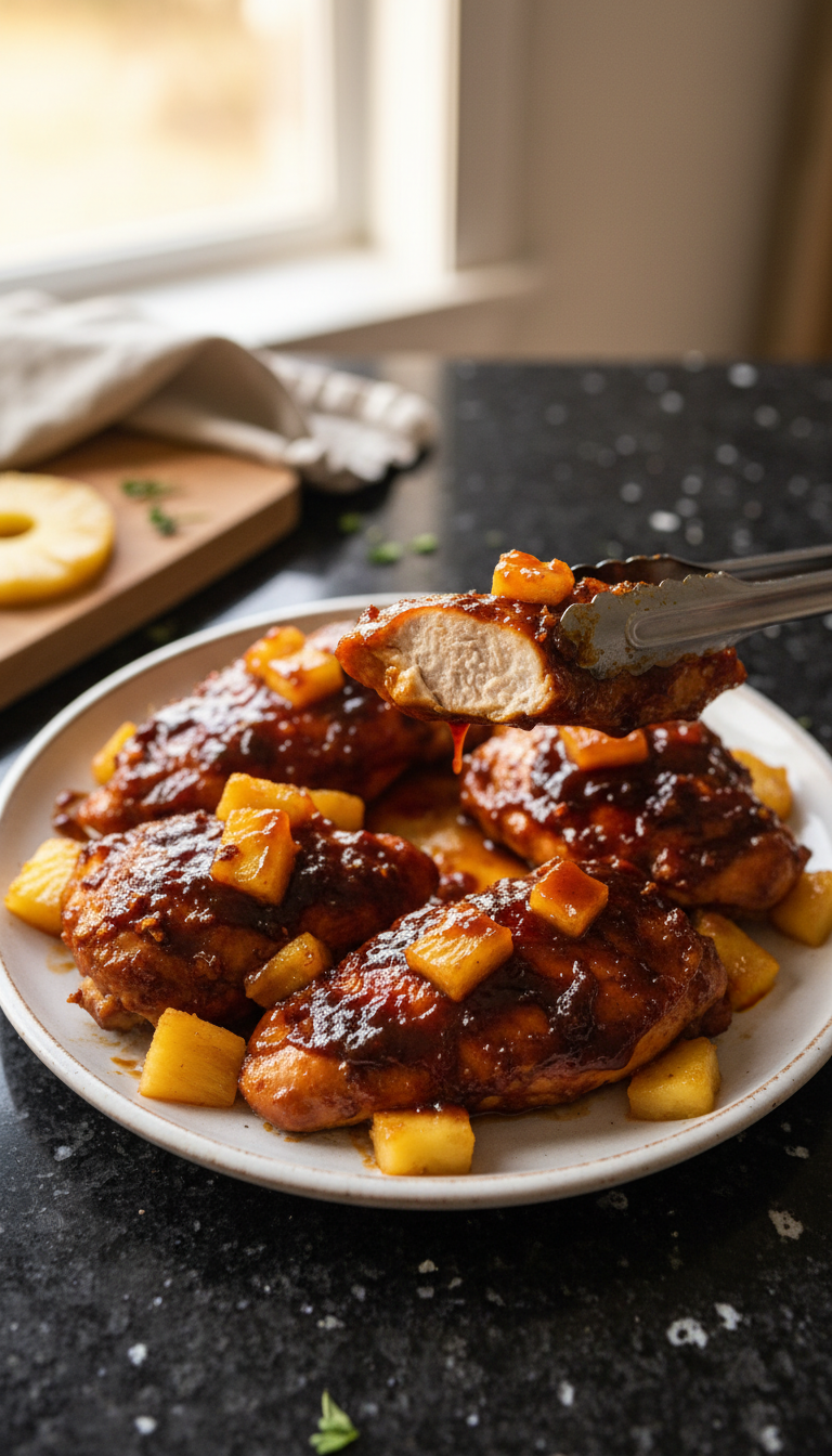 Sweet Pineapple BBQ Chicken