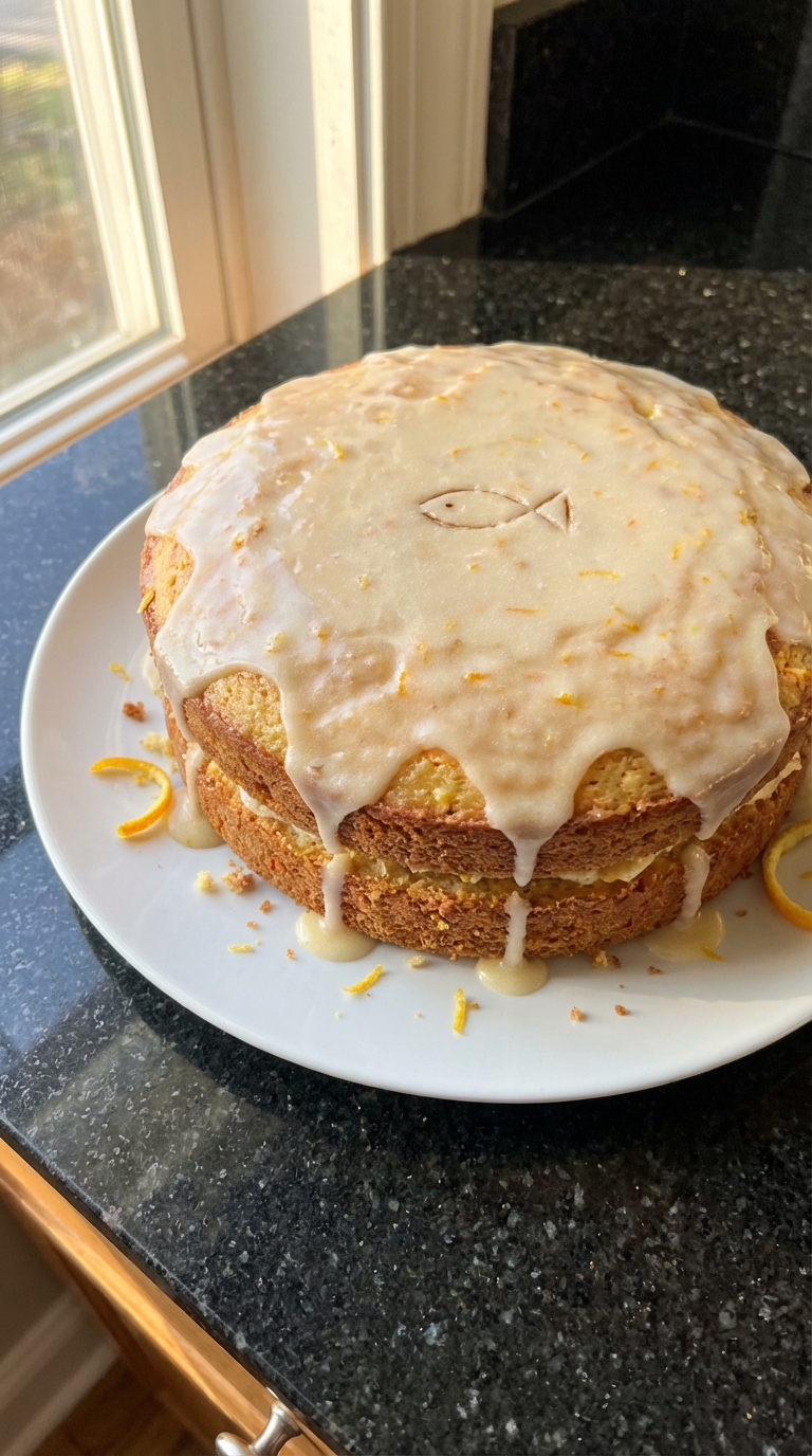 Pisces Citrus Infused Cake