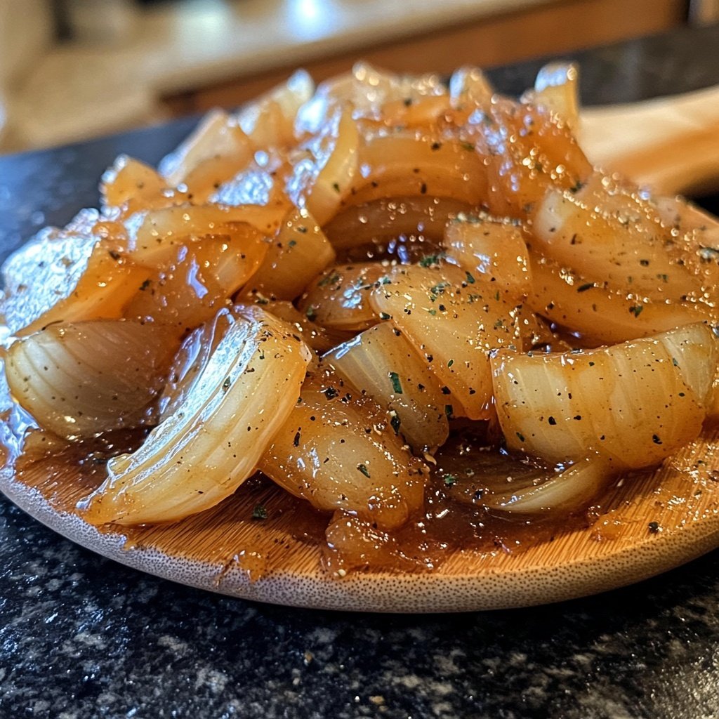 Apple Cider Caramelized Onions
