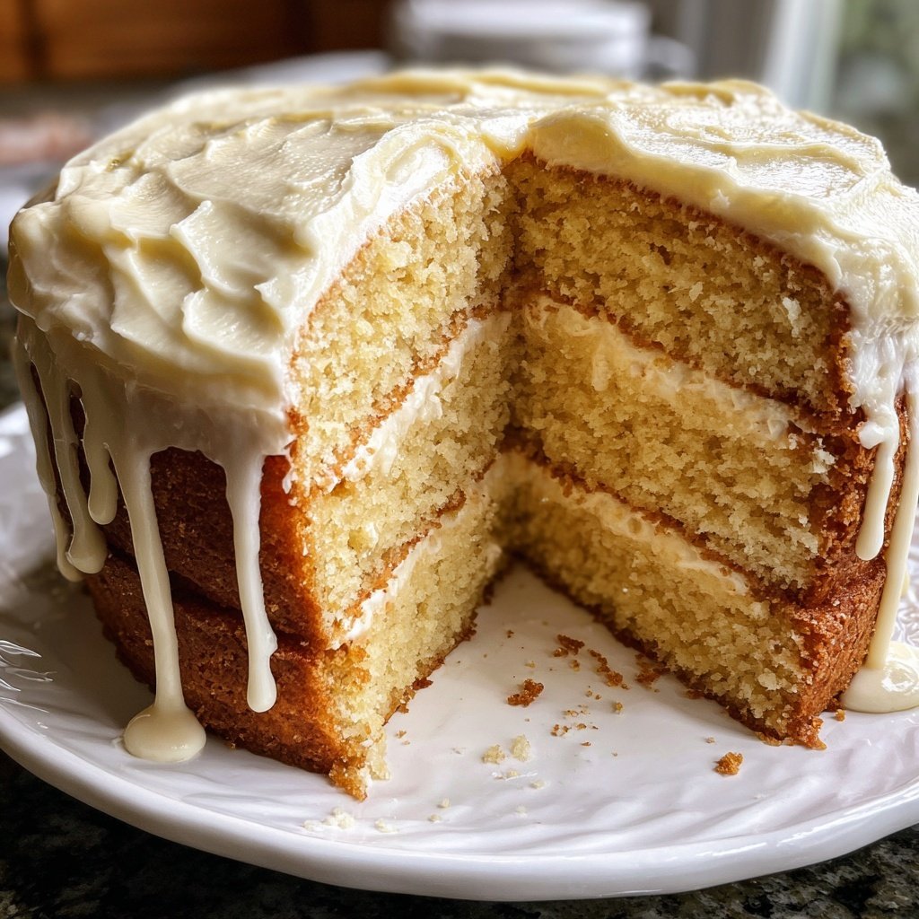Copycat Costco Vanilla Cake