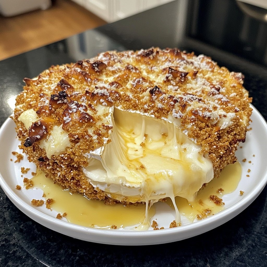 Pretzel Crusted Camembert