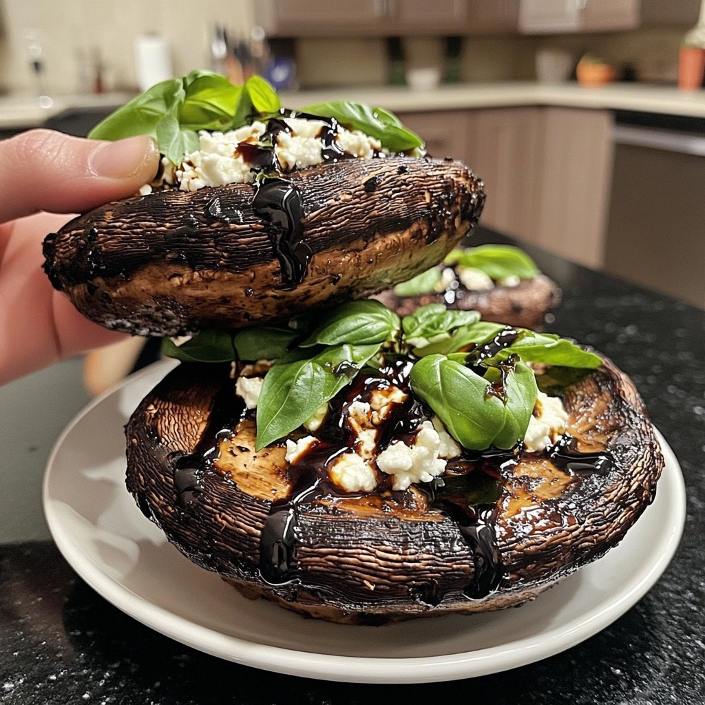 Balsamic Portobello Burgers