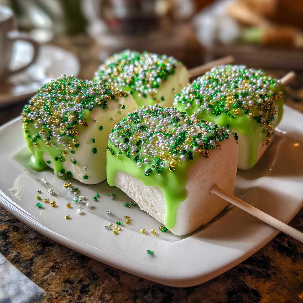 St. Patrick’s Day Marshmallow Pops