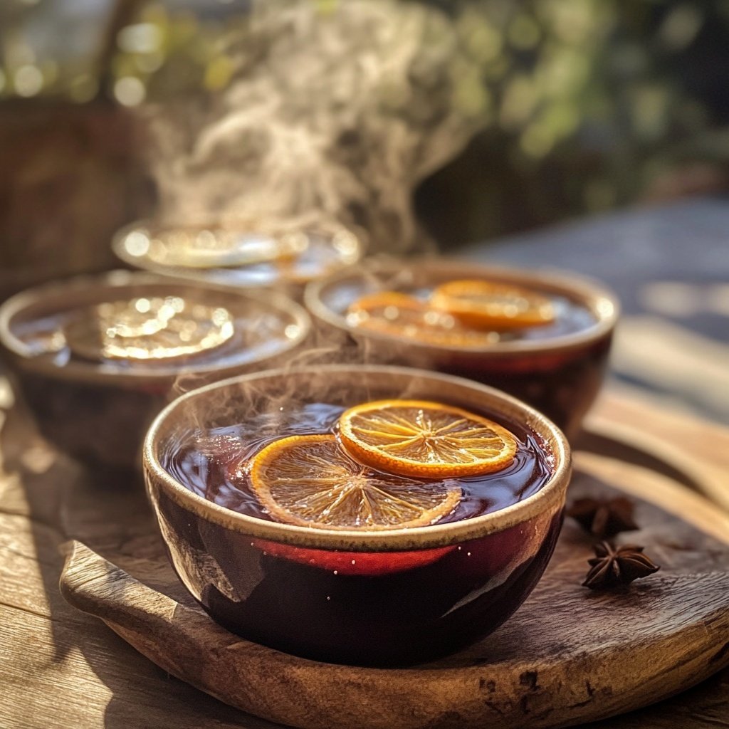 Hot Mulled Glühwein Punch