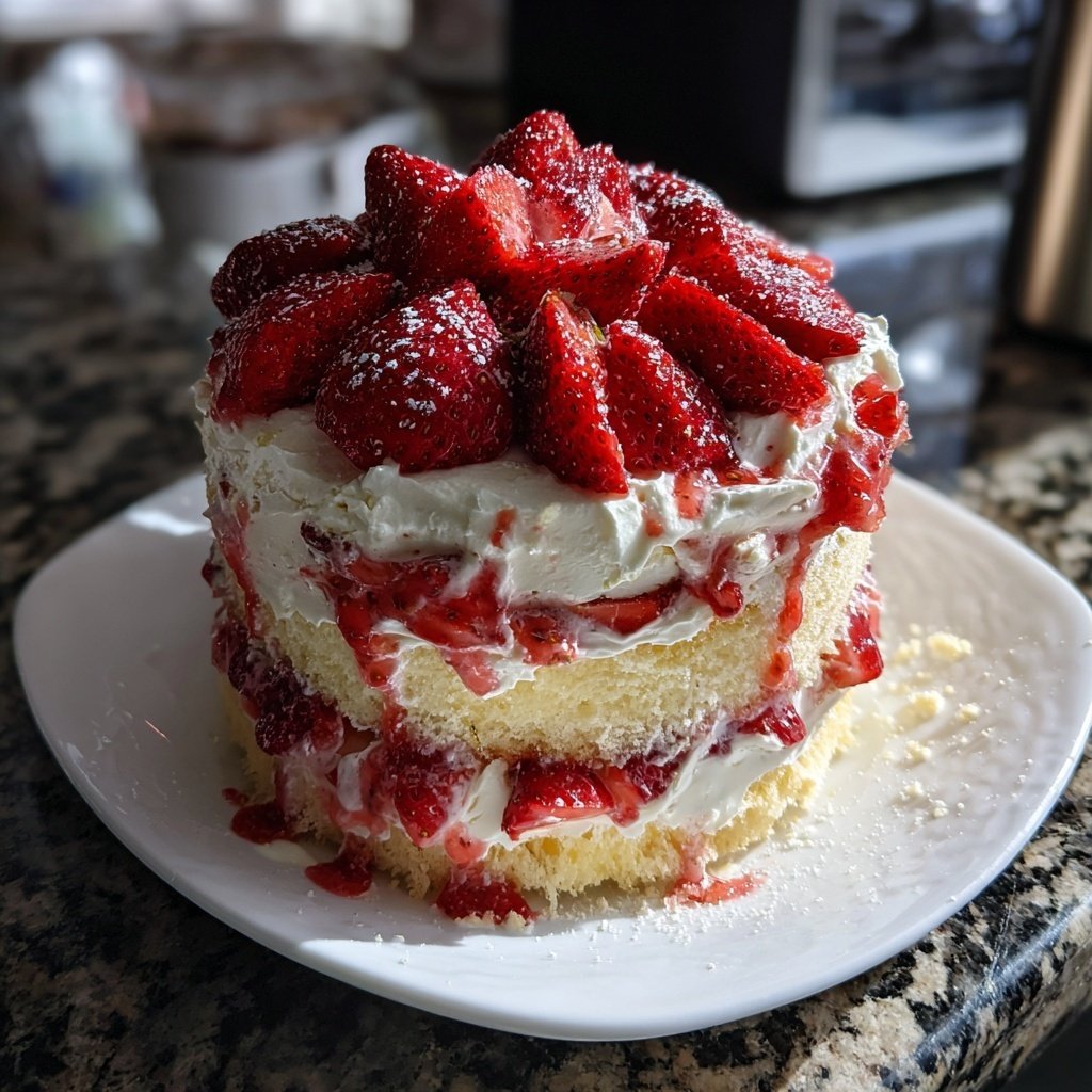 All-in-One Strawberry Cake Recipe
