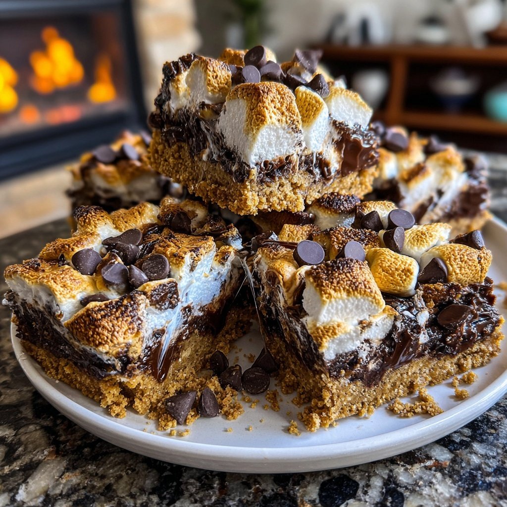 S’mores Cheesecake Bars