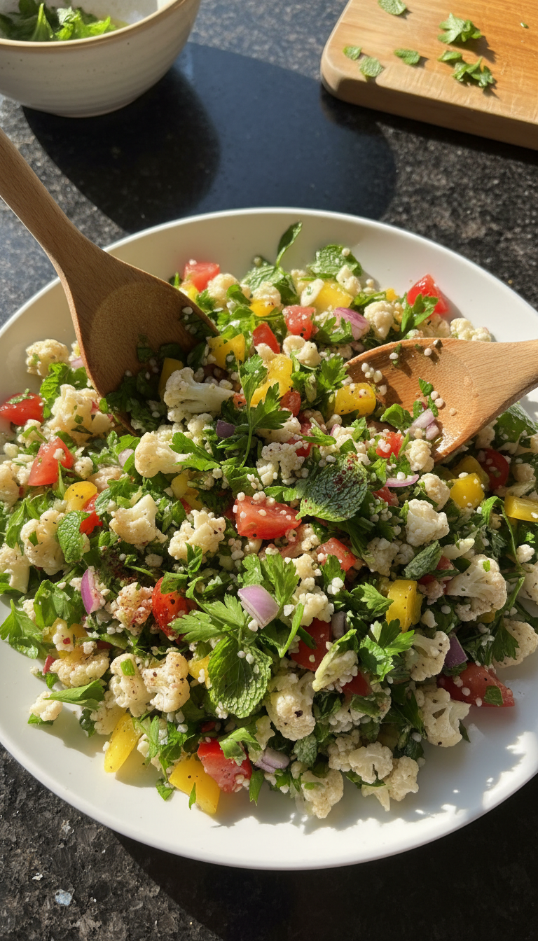 Cauliflower Tabbouleh Salad